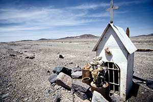 Grab in der Atacama-Wüste
