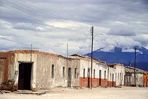 Bergdorf in Hochebene