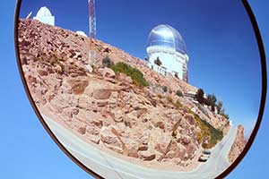 Sternwarte in Spiegelung