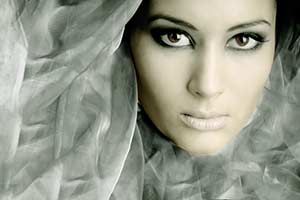 Frauenporträt Modell Moneesha