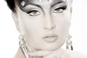 Frauenporträt im orientalischen Stil